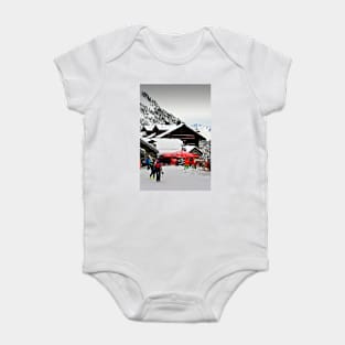 Les Arcs Arc 1950 French Alps France Baby Bodysuit